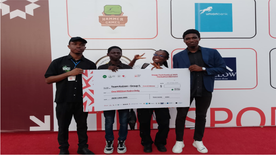 PEACELAND UNIVERSITY STUDENTS EMERGE VICTORIOUS AT ENUGU TECH FESTIVAL